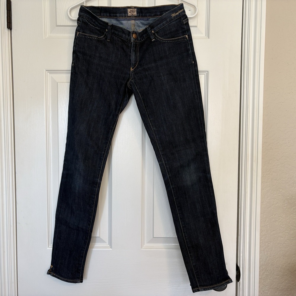 GOLDSIGN Mayhem Classic Dark Wash‎ Cropped Ankle Skinny Jeans Size 26 NWOT